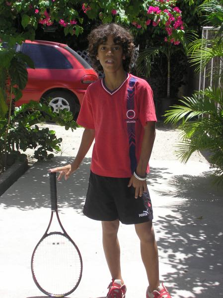 moi en tenue de tennis